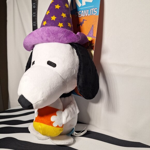 NWT Bark Trick or Treat Snoopy & Woodstockula Dog Toy All Dog Sizes - Picture 3 of 11